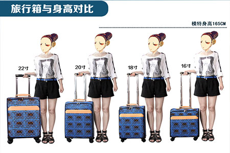 拉桿箱的尺寸怎么計算